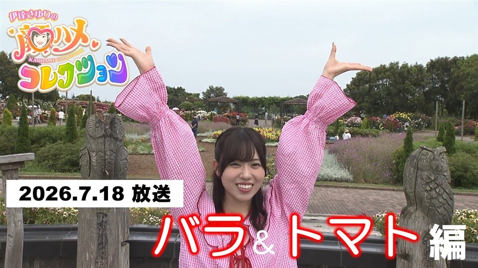 伊達さゆりの顔ハメコレクション バラ＆トマト編 バラ園で人気No.1品種
